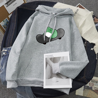 Zima deskorolka żaba bluza oversize mężczyzn i kobiet bluzy Harajuku ciepły sweter sznurkiem różowy kobiet koreański styl 5